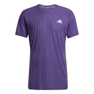 Koszulki sportowe męskie - Koszulka męska adidas Tennis Climacool+ AIRCHILL FreeLift T-Shirt Aurora Plum S - miniaturka - grafika 1