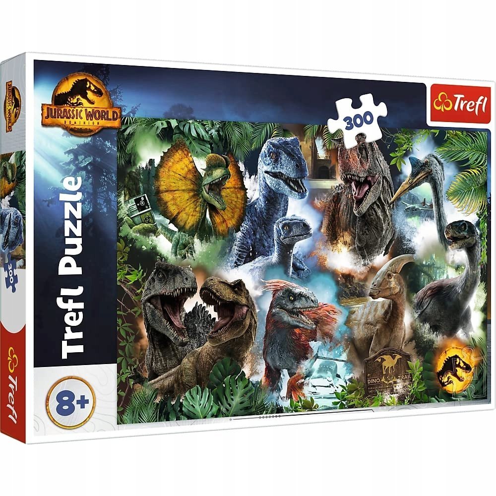 TREFL Jurassic World Dominion Puzzle 300 Elementów Dla Dzieci Od 8 Lat