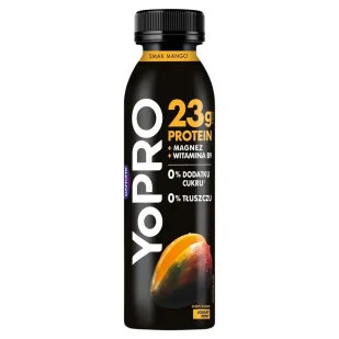 Danone YoPro Jogurt pitny smak mango 270 g - Kefiry, jogurty, maślanki - miniaturka - grafika 1