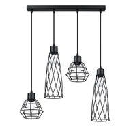 Lampy sufitowe - Druciana lampa wisząca czteropunktowa - 7X A422 C0-B71 - miniaturka - grafika 1