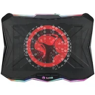 Chłodzenie procesora - Podkładki chłodzące do laptopów Marvo FN-40 pro 17" FN-40) Czarna/Czerwona - miniaturka - grafika 1