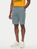 Spodenki męskie - Napapijri Szorty materiałowe N-Horton NP0A4HOS Niebieski Regular Fit - miniaturka - grafika 1