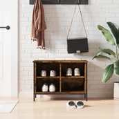 Wieszaki i stojaki - vidaXL Szafka na buty, przydymiony dąb, 69x35x50 cm - miniaturka - grafika 1