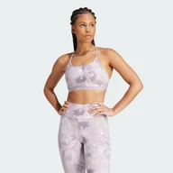 Bielizna sportowa damska - Biustonosz Aeroreact Training Essentials Light Support Tie-Dye Flower-Print - miniaturka - grafika 1