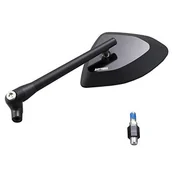 Części motocyklowe - Daytona 87050 Dm1 Lusterko aluminiowe z lewej, Czarny - miniaturka - grafika 1