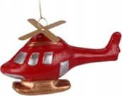 Bombki - Koopman Bombka formówka plastikowa bezpieczna helikopter - miniaturka - grafika 1