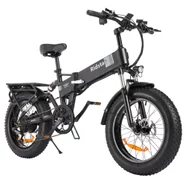 Ridstar H20 Folding Electric Bike, 1000W Motor, 48V 15AH Battery, 20*4.0inch Fat Tires, 45km/h Max Speed, 80km Max Range, Shima