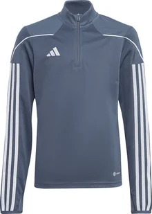 Bluza dla dzieci adidas Tiro 23 League Training Top szaro-biała HS3491-164cm - Bluzy damskie - miniaturka - grafika 1
