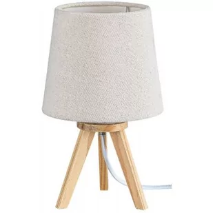 Rabalux Lychee lampa stołowa 1x25W szary/buk 2068 - Lampy stojące - miniaturka - grafika 1