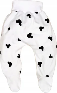 PÓŁŚPIOCHY BEZUCISKOWE ŚPIOCHY Myszka BIEL r 62 KLEKLE - Śpiochy dla niemowląt - miniaturka - grafika 1