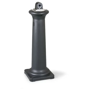 B2B Partner Stojąca popielniczka zewnętrzna "kolumna", 380 x 360 x 1030 mm, czarny 9W30-00-BLA - Wyposażenie miejsc publicznych - miniaturka - grafika 1