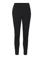 Spodnie damskie - VERO MODA Damskie spodnie garniturowe VMEVA MR Tailored Pant GA NOOS, czarny, 30-XL - miniaturka - grafika 1