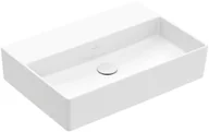 Umywalki - Villeroy & Boch Memento 2.0 Umywalka wisząca 60x42 cm bez otworu na baterię bez przelewu weiss alpin 4A226301 - miniaturka - grafika 1