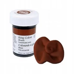 Wilton Barwnik W Żelu Brown - Brązowy - 28G - Dodatki do ciast w proszku - miniaturka - grafika 1