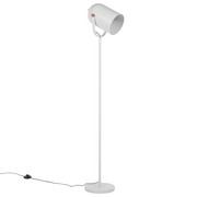 Lampy stojące - Beliani Lampa podłogowa Lampa podłogowa regulowana metalowa biała TYRIA 200088 - miniaturka - grafika 1