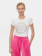 Koszulki i topy damskie - Guess T-Shirt Camelia W4RI47 J1314 Biały Slim Fit - miniaturka - grafika 1