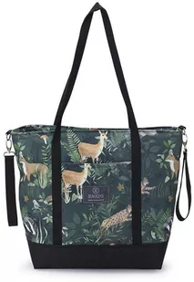 Duża Torba Shopper Bag  Woodland Makaszka - Torby i organizery dla mam - miniaturka - grafika 1