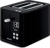 Tostery - Toster Krups Krups toaster KH6418 black - Smartn Light - miniaturka - grafika 1