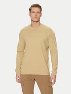 Bluzy męskie - Tommy Jeans Longsleeve Linear DM0DM21138 Beżowy Slim Fit - miniaturka - grafika 1