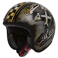 Kaski motocyklowe - PREMIER HELMET LE PETIT CLASSIC OP 9 BM, brązowy/OCHER/czarny, XL - miniaturka - grafika 1