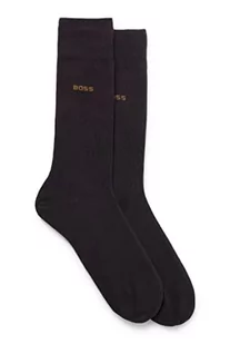 BOSS Skarpety męskie (opakowanie 2), Brązowy (New - Dark Brown206), 47-50 EU - Skarpetki męskie - miniaturka - grafika 1