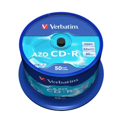 Verbatim Płyty CD-R 700MB 52x Crystal cake 50 szt. 43343