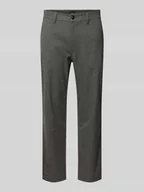 Spodnie męskie - Chinosy o kroju tapered z dodatkiem wiskozy model ‘CHINO-TAPERED’ - miniaturka - grafika 1
