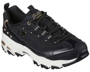 SKECHERS CZARNE DAMSKIE BUTY SPORTOWE D'Lites 38,5 - Półbuty damskie - miniaturka - grafika 1