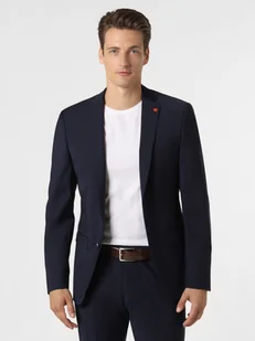 Roy Robson Męska marynarka od garnituru modułowego Mężczyźni Super Slim Fit wełna ze strzyży niebieski jednolity, 50 - Garnitury - miniaturka - grafika 1