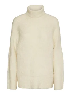 Pieces Sweter w kolorze kremowym - Swetry damskie - miniaturka - grafika 1
