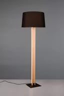 Lampy stojące - Rahul lampa podłogowa 1xE27+1xLED/10W czarna/jasne drewno 447610232 - miniaturka - grafika 1