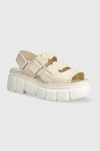 Melissa sandały REBEL SANDAL AD damskie kolor beżowy na platformie M 35830 AY856 - Sandały damskie - miniaturka - grafika 1