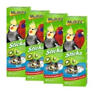 Przysmaki dla ptaków - MultiFit Sticks dla dużych papug 4 x 2 szt. Kiwi - miniaturka - grafika 1