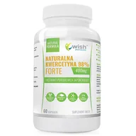 Witaminy i minerały - WISH Pharmaceutical Naturalna Kwercetyna 98% Forte [ 60caps ] - Wish Pharmaceutical - Ciśnienie Serce Glukoza - miniaturka - grafika 1