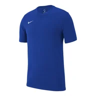 Koszulki sportowe męskie - Nike, Koszulka męska, Team Club 19 Tee AJ1504 463, niebieski, rozmiar M - miniaturka - grafika 1