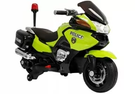 Pojazdy elektryczne dla dzieci - Motor Motocykl Pojazd Na Akumulator Policja Audio Mp3 Bt + Światła Led - miniaturka - grafika 1