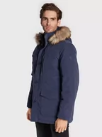 Kurtki męskie - Wrangler Parka Jacket Męska Kurtka Zimowa Navy W4E6X7114-4Xl - miniaturka - grafika 1