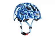 Kaski rowerowe - ABUS Smiley 3.0 LED Helmet Kids, niebieski M | 50-55cm 2022 Kaski dla dzieci - miniaturka - grafika 1