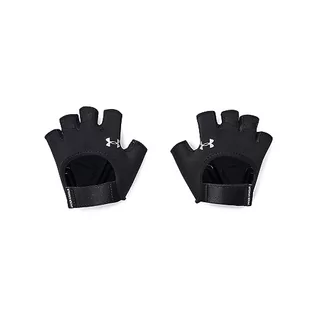 Rękawiczki - Under Armour Damskie rękawiczki do treningu połowy palców Ua Women's Training Glove, czarne, 1377798-001, XS - grafika 1