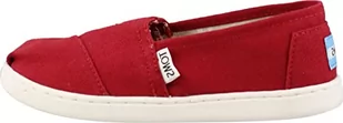 TOMS Unisex dzieci Alpargata Core espadryle, Czerwony - Czerwone płótno 610-17 EU - Espadryle damskie - miniaturka - grafika 1