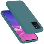 Etui i futerały do telefonów - Pokrowiec Do Samsung Galaxy A91 / S10 LITE / M80s Etui w LIQUID ZIELONY TPU Silikon Case Cover Obudowa Ochronny Cadorabo - miniaturka - grafika 1