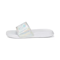 Klapki i japonki damskie - Klapki damskie Puma Popcat 20 Irridescent srebrne 39101401-35,5 - miniaturka - grafika 1