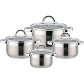 Zestawy garnków i patelni - Zestaw garnków BERG-MIX BM-5005 (8 elementów) - miniaturka - grafika 1