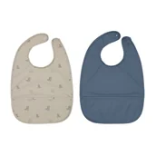 Śliniaki i fartuszki - ŚLINIAK MATERIAŁOWY Z KIESZONKĄ 2 SZT. OYOY MINI - miniaturka - grafika 1