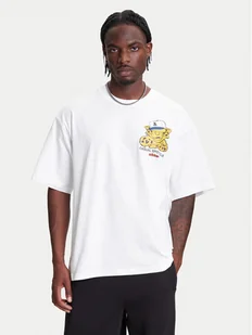 adidas T-Shirt Wabash JW0158 Biały Oversize - Koszulki męskie - miniaturka - grafika 1