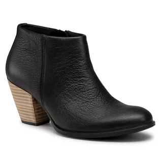 Botki damskie - Ecco Botki Shape 55 Western 20662301001 Black - grafika 1