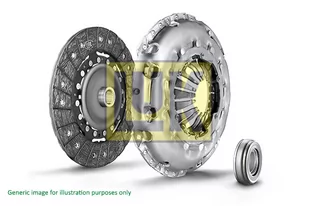 LUK ZESTAW SPRZĘGŁA  619004206 VW GOLF I/II/JETTA/SCIROCCO 1.5/1.6 74-92 /BEZ ŁOŻYSKA/ - Sprzęgła - miniaturka - grafika 1