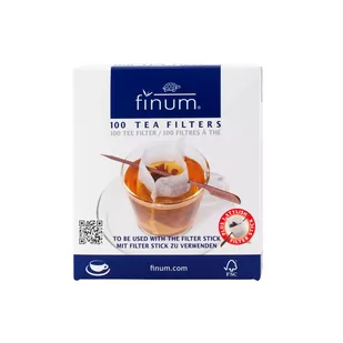 Papierowe filtry do herbaty (100 sztuk) z patyczkiem - Yerba Mate - miniaturka - grafika 1