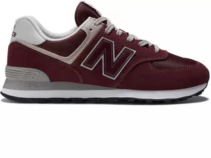 Sneakersy męskie New Balance 574 skórzane buty sportowe bordowe (ML574EVM) - Sneakersy męskie - miniaturka - grafika 1