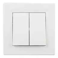 Wyłączniki światła i elektryczne - Schneider Electric Łącznik Asfora świecznikowy biały - miniaturka - grafika 1